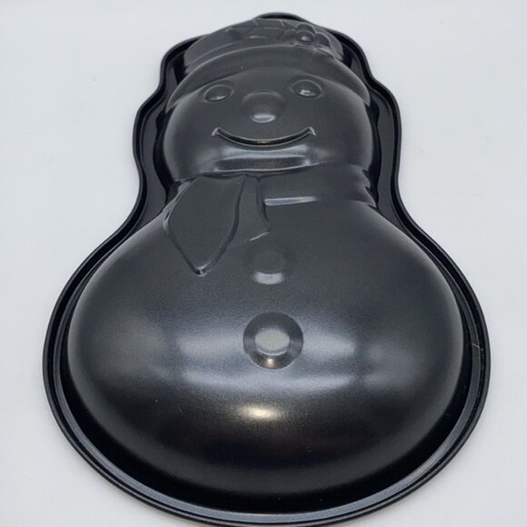 Baking Mould Snowman Cake Holiday Christmas 11 inches - Picture 3 of 6